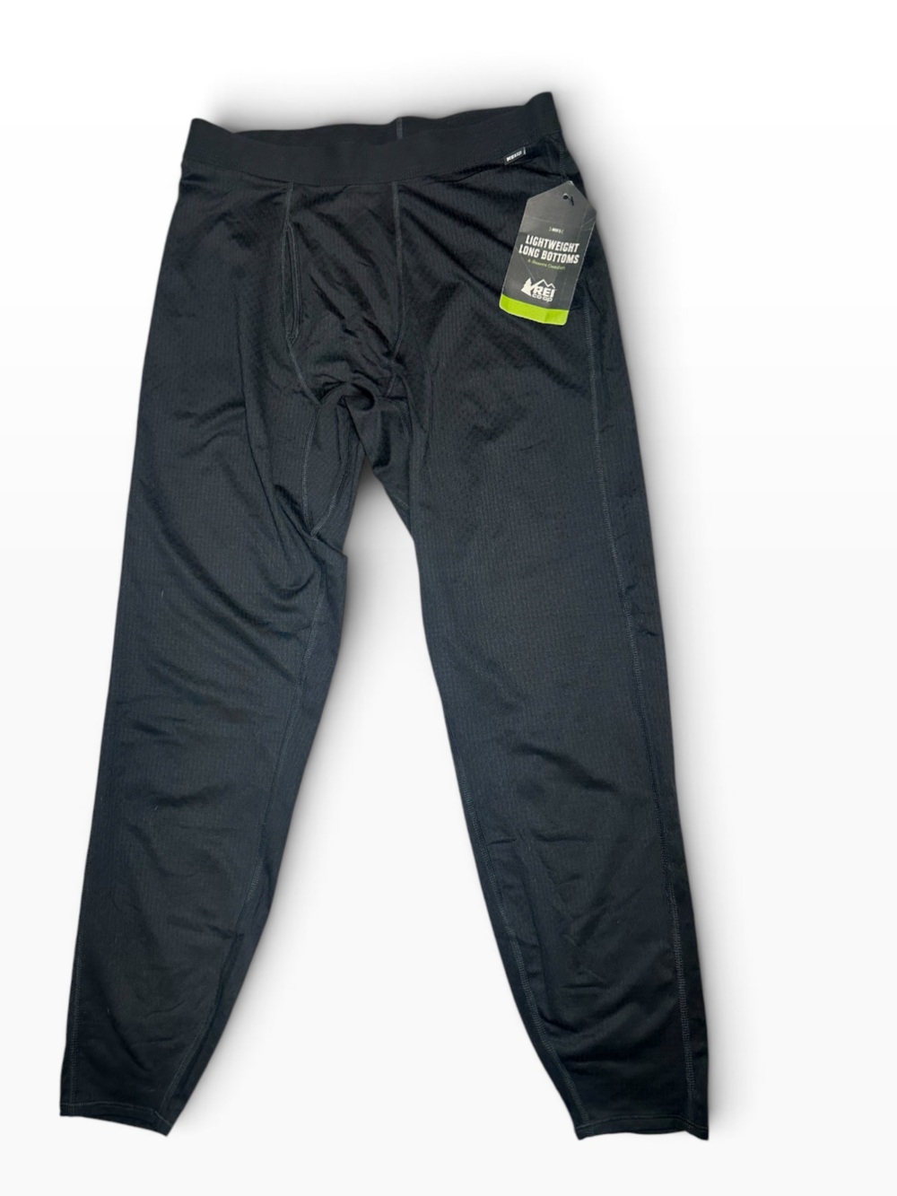 REI Men's Lightweight Long Bottom size medium black new  with tags